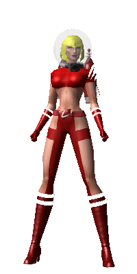 Retro Space Girl